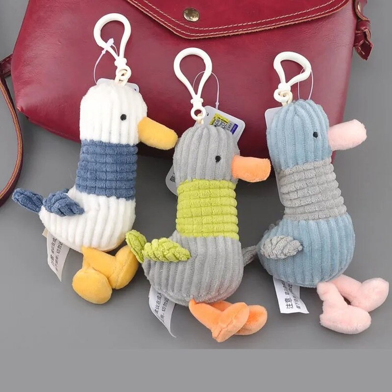 Stripe Duck Doll Bag Charm