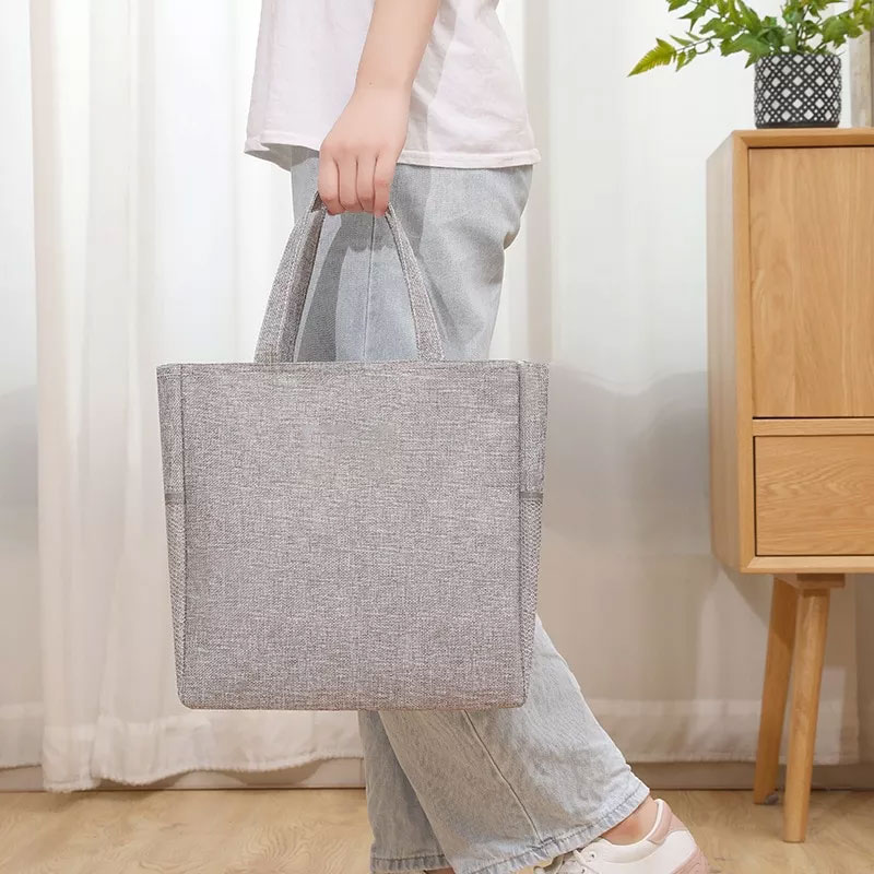 Large Capacity Solid Design Lunch Bag