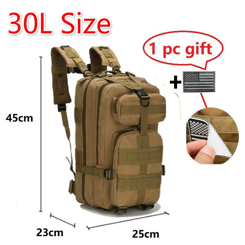 50L/30L Camo Military Bag