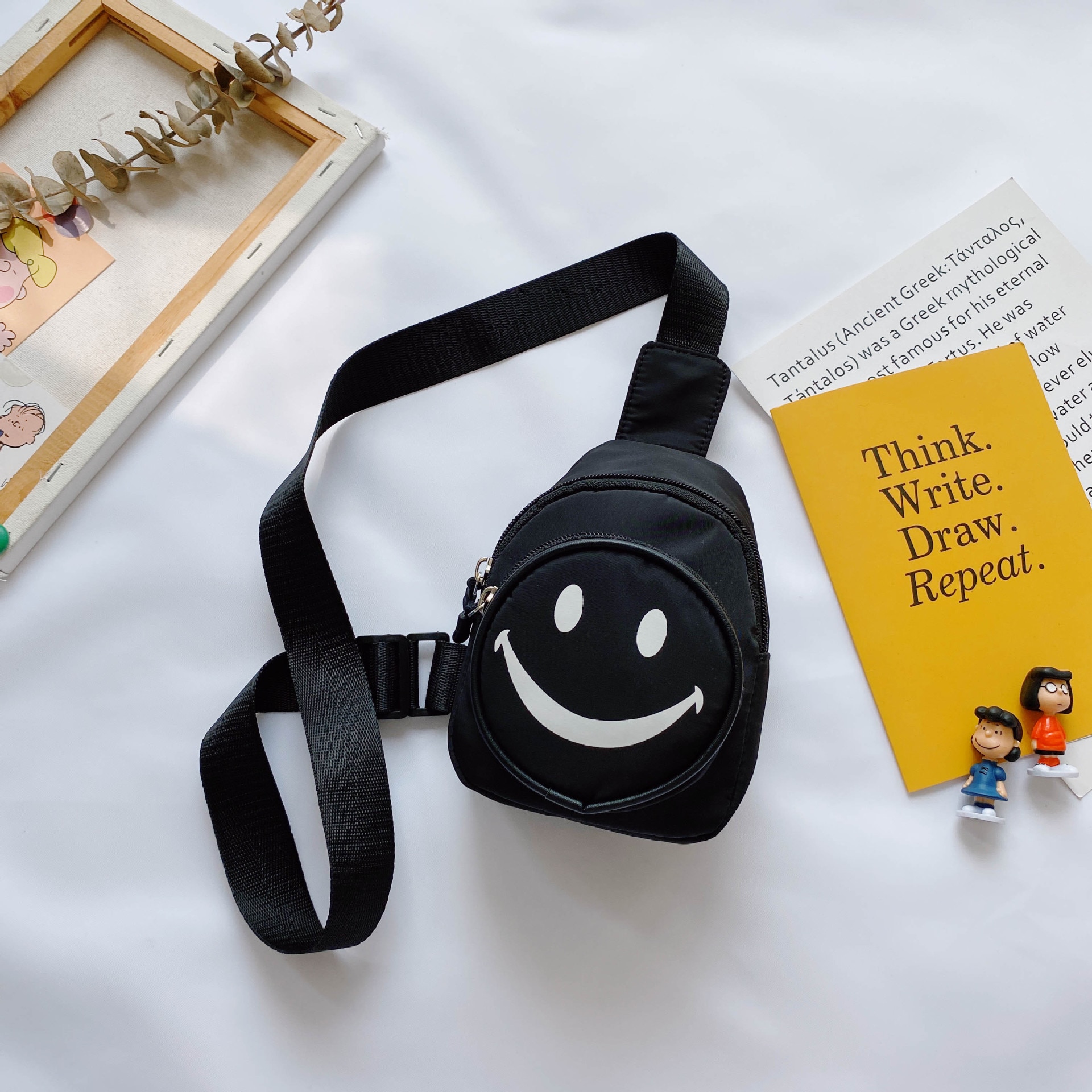 Cartoon Smile Children's Small Messenger Bag
