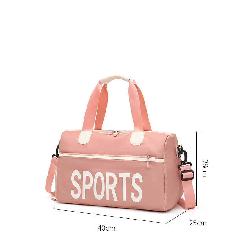 Short-distance Solid Zipper Clothes Handbag