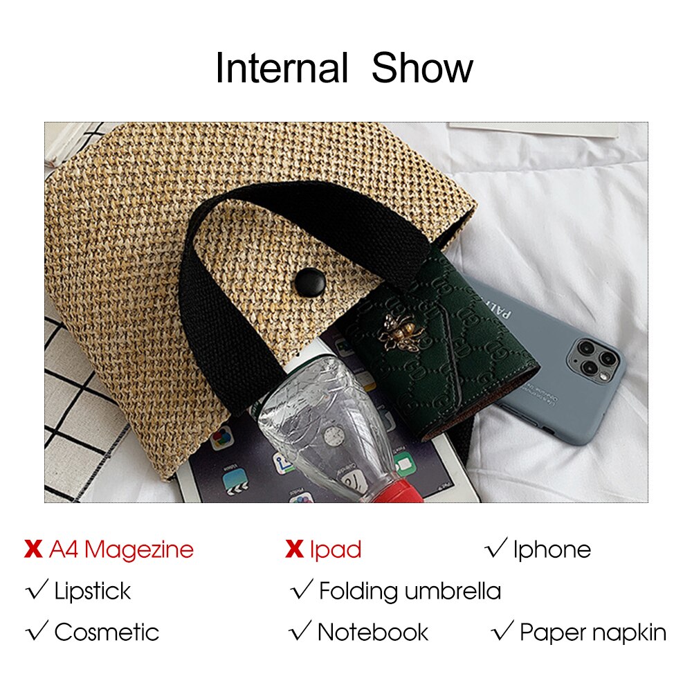 Summer Handmade Straw Bag