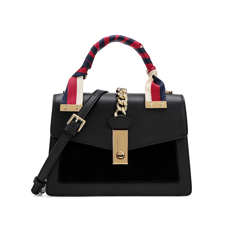 Split Leather High-quality Handbag