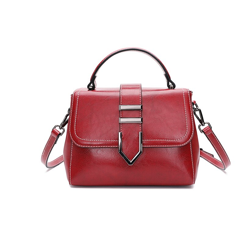 Cowhide Retro Handbag
