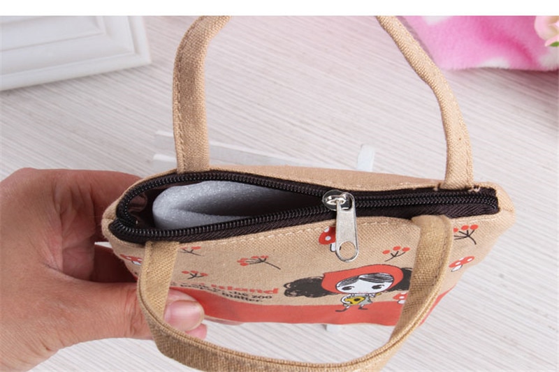Children Canvas Bag Headset Bag