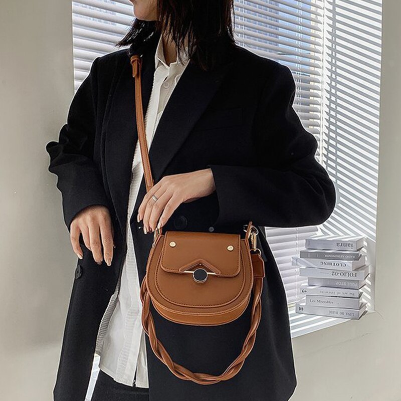Saddle Bag Solid Color Bag
