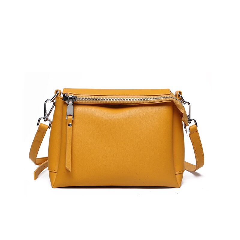 Cow Split Leather Magnetic Envelope Bag