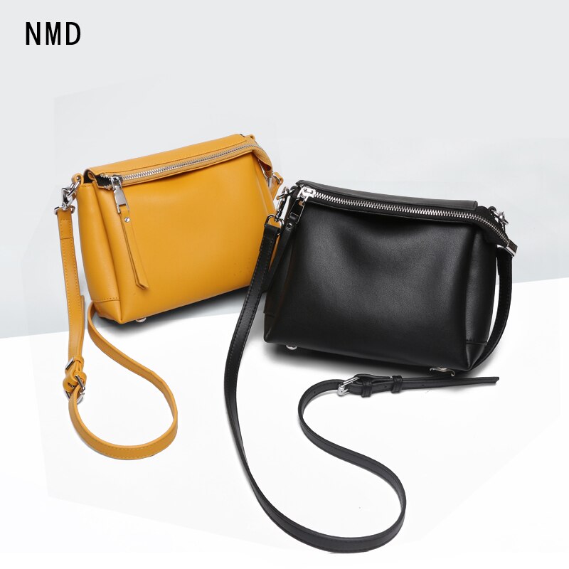 Cow Split Leather Magnetic Envelope Bag