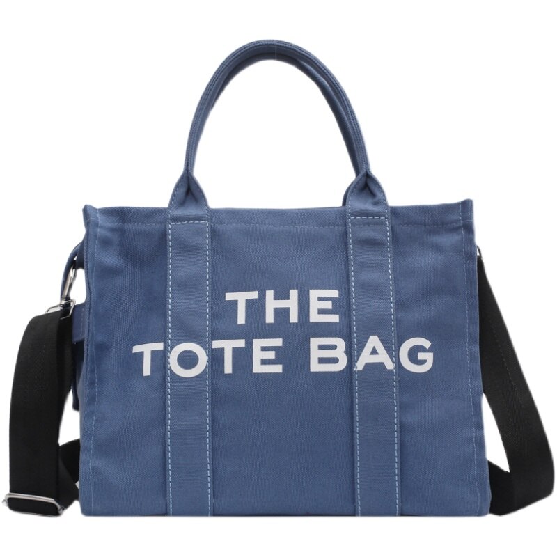 Canvas Shopper Tote Top Handle Purse