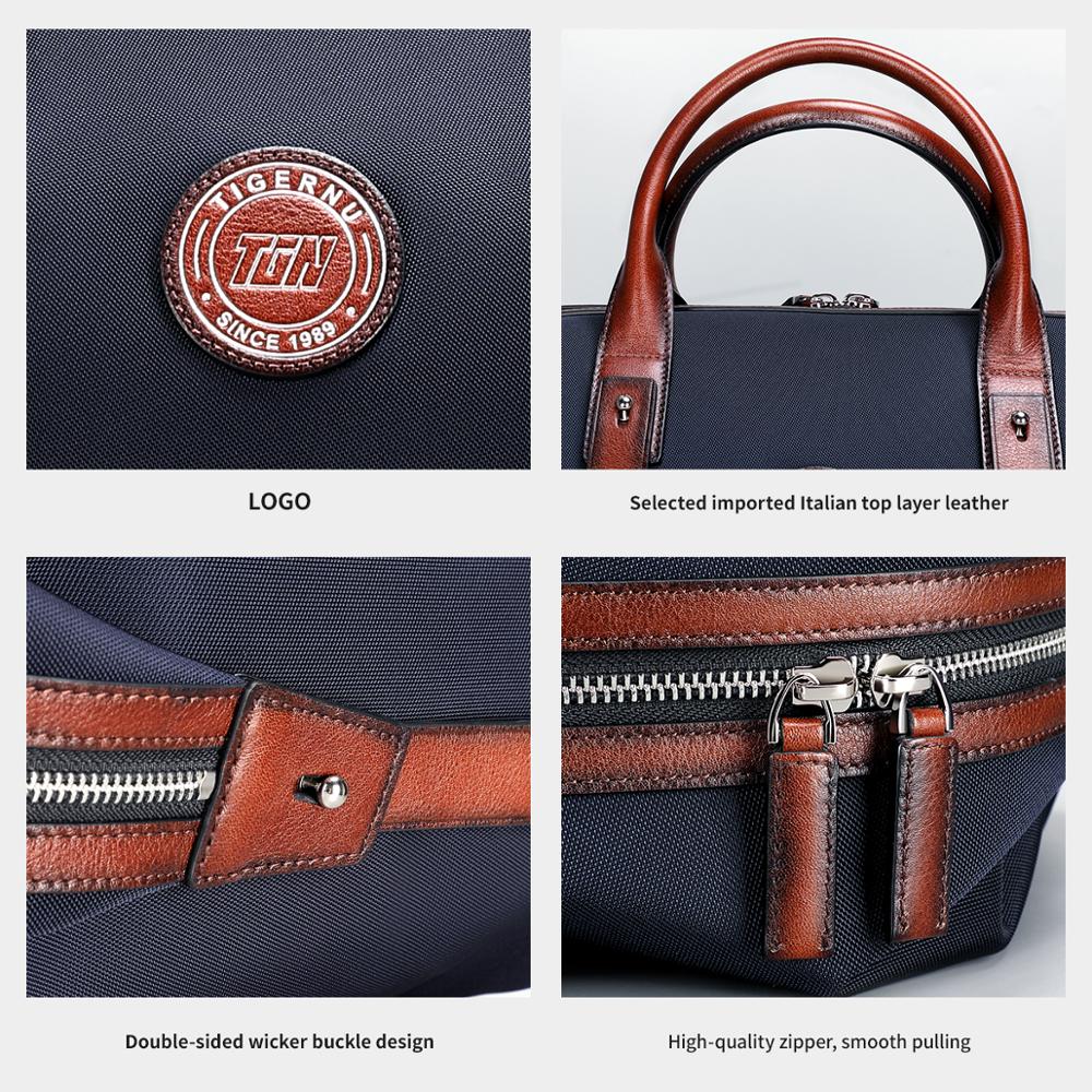 Top Layer Leather Travel Bags