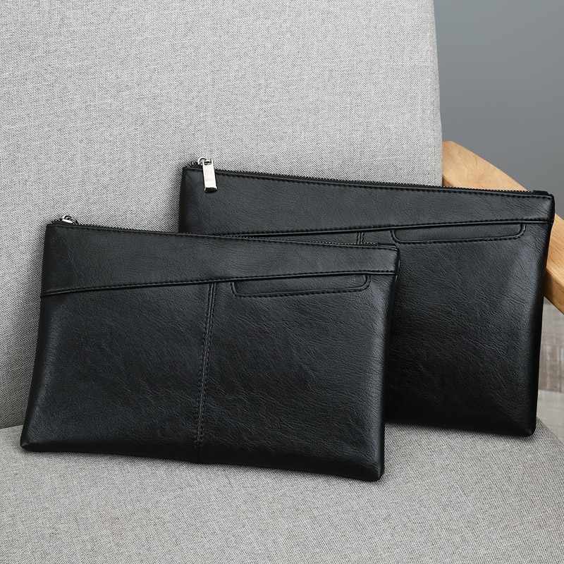 Classic Black Large Capacity Envelope Bag