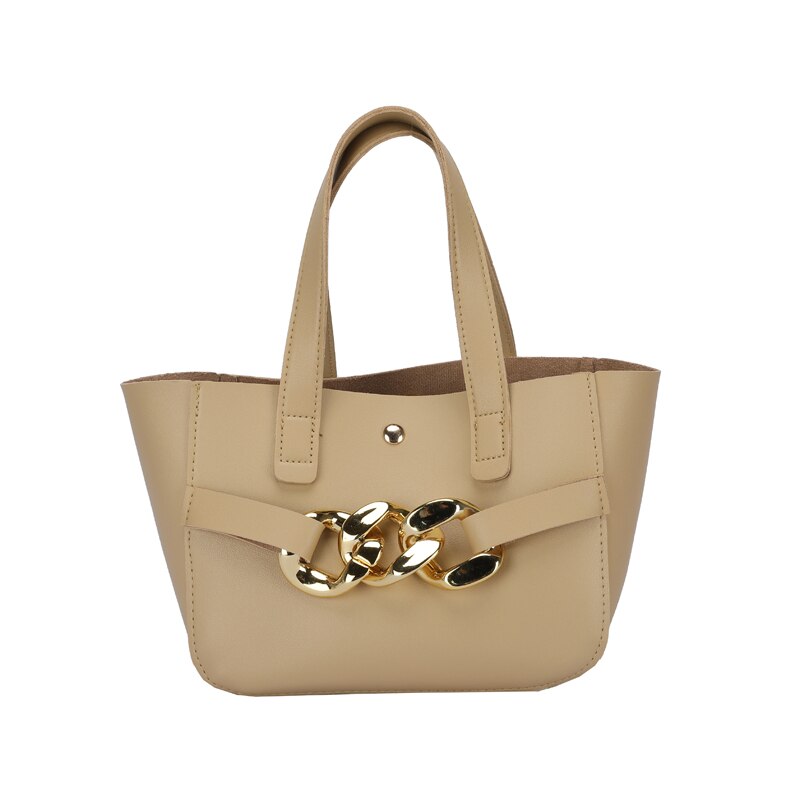 Large Capacity PU Leather Designer Top-handle Bag