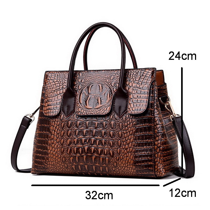 Crocodile Pattern Tote