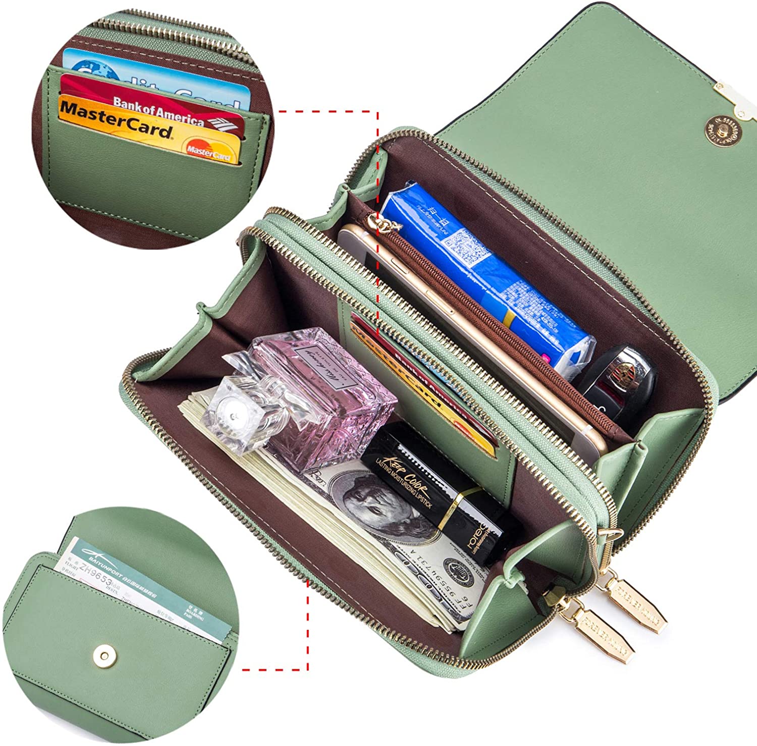 Card Holder Wallet Purse Shoulder bag