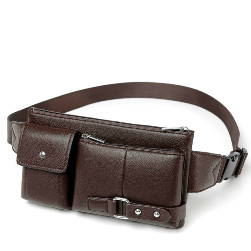 Men's belt bag classic solid color