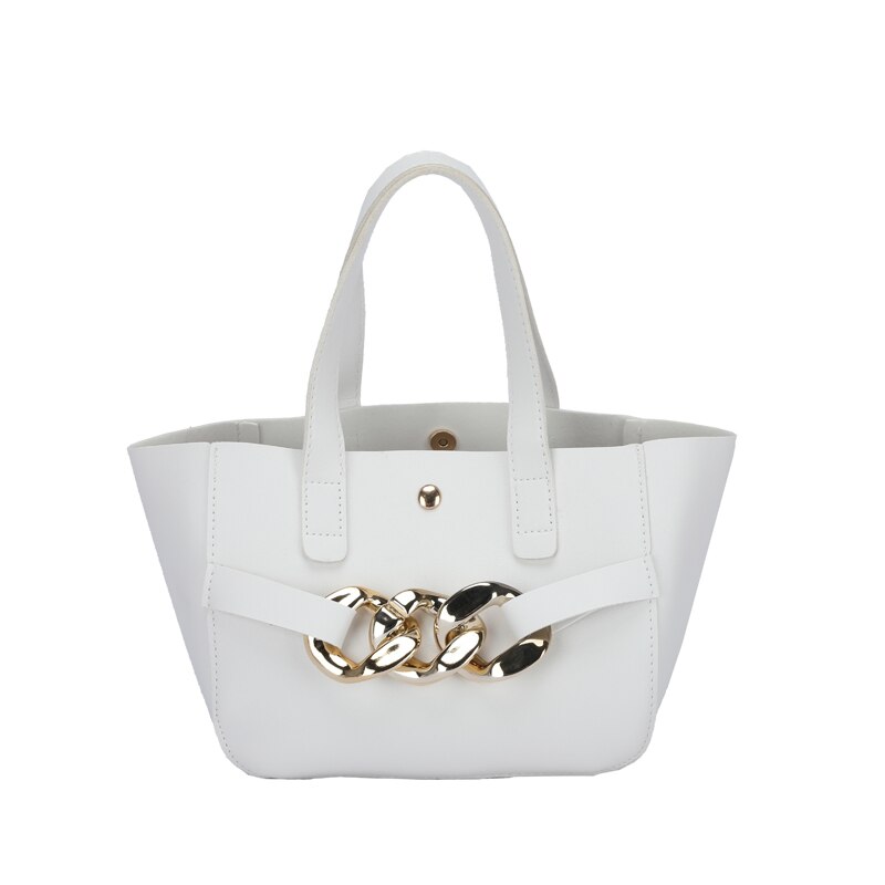 Large Capacity PU Leather Designer Top-handle Bag