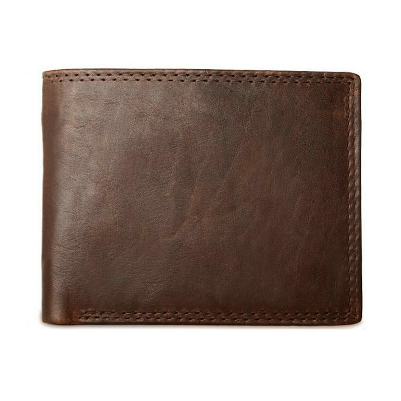 Brown Genuine Leather Men Wallet