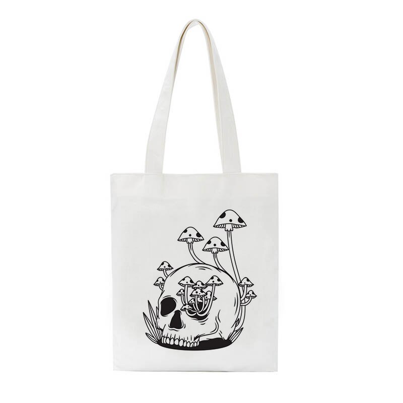 Skull Hip Hop Gothic Shopper Bag