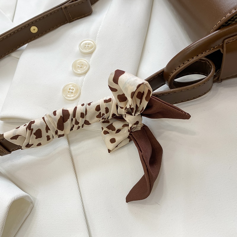 Leopard Print Shoulder Bag for Women