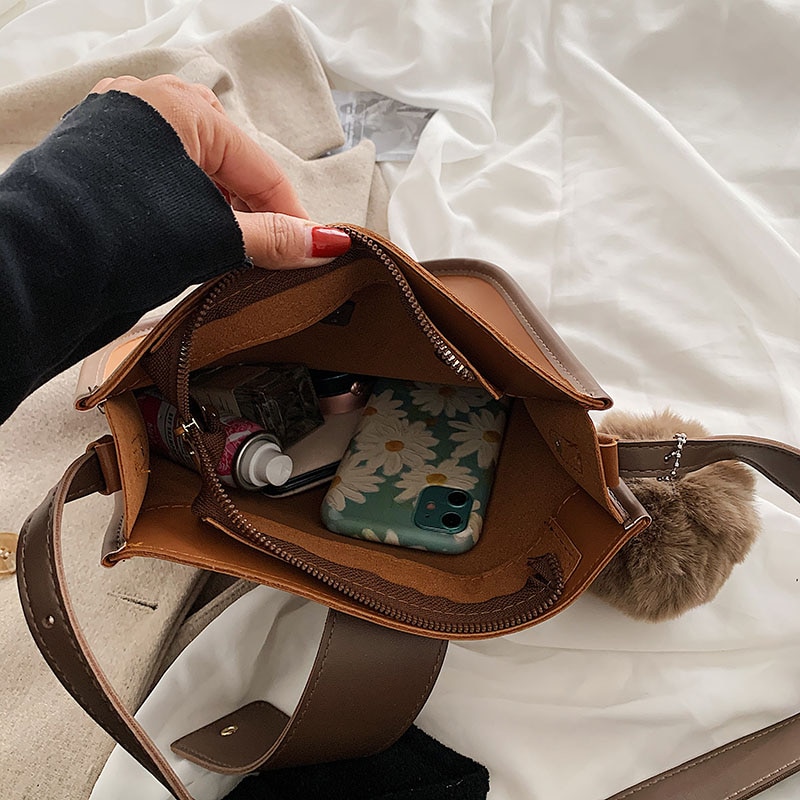 Large Capacity Bucket Tote Bag