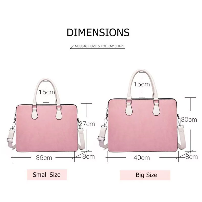 PU Business Briefcase Laptop Bag