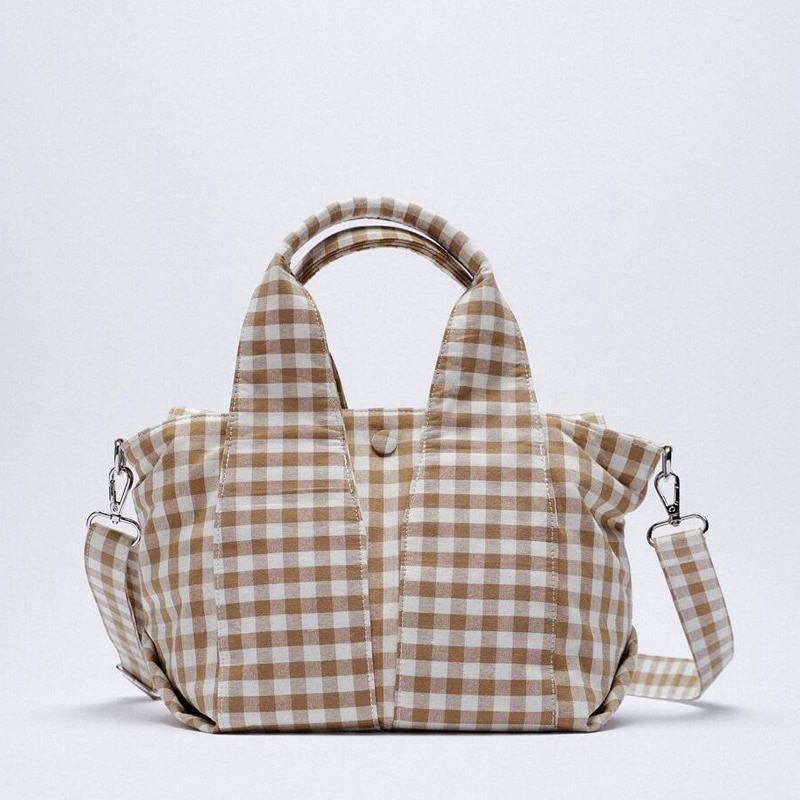 Casual Letter Canvas Tote Shopper Bag