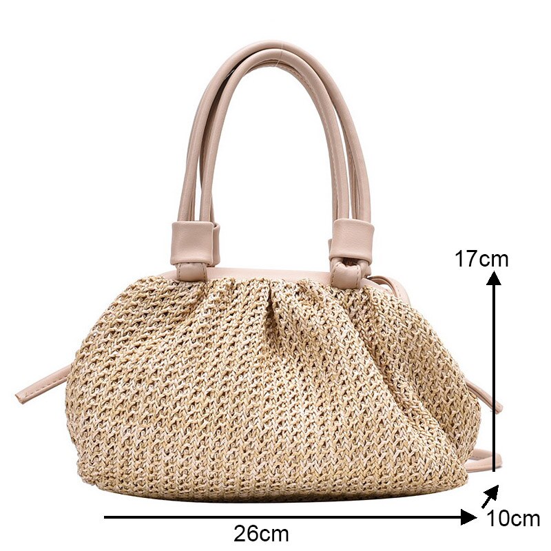 Straw Woven Design Women Handbag