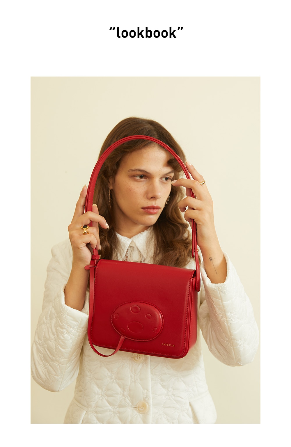 Removable Decorative Mirror Square Bag