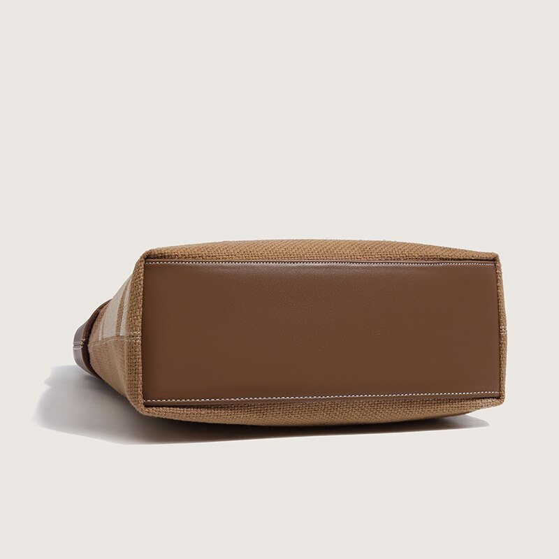 Shopper Purse Panelled Shoulder Crossbody Bag