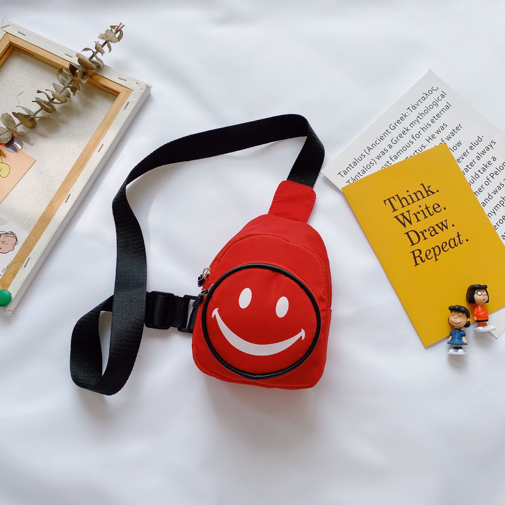 Cartoon Smile Children's Small Messenger Bag