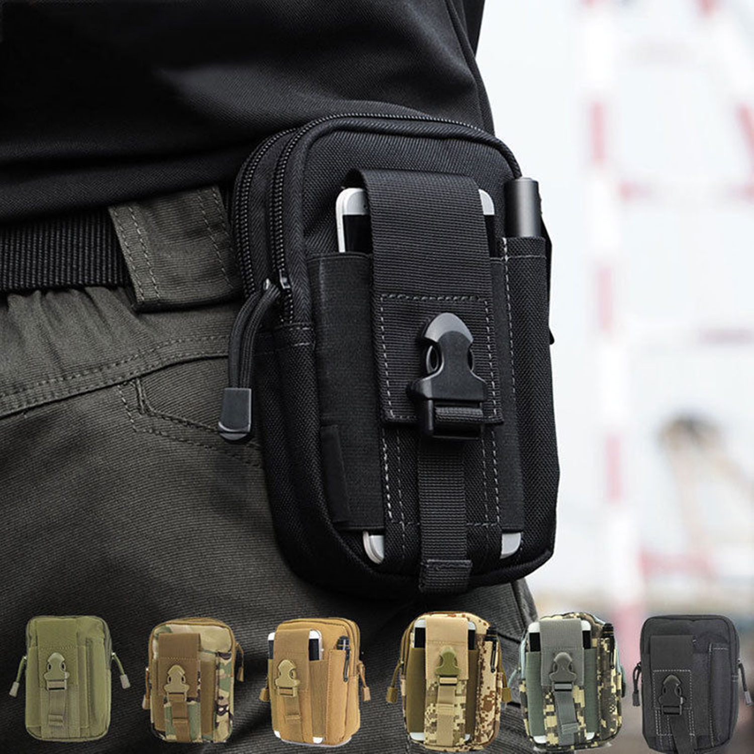 Tactical Molle Pouch Belt Waist