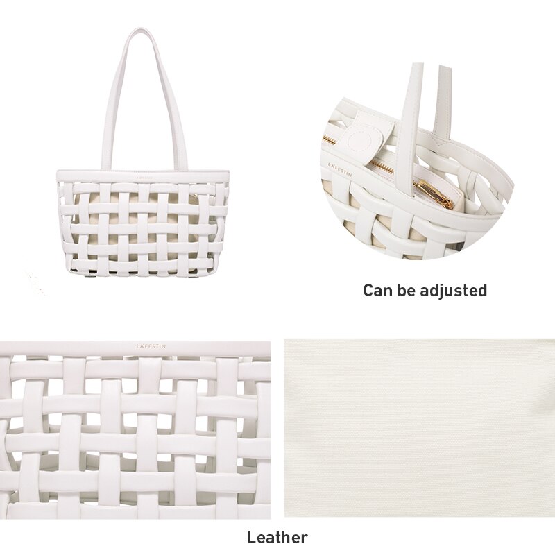 Large Capacity Underarm Woven Bag