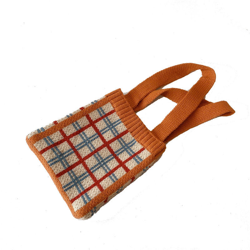 Wool Knitting Children Small Shoulder Bag