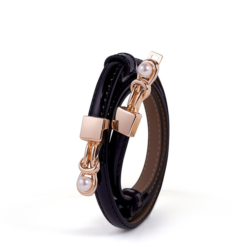 Leather Bandwidth 1CM Belt