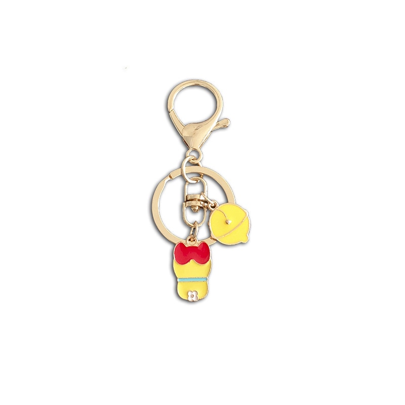 Metal DIY Animal Pendant Keyring