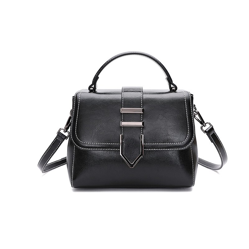 Cowhide Retro Handbag