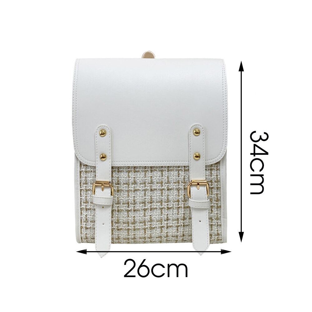 Female Large Capacity Leahter Backpack