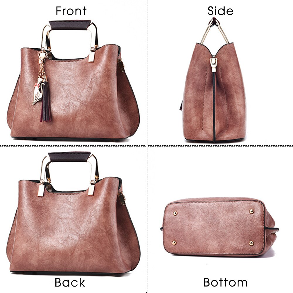 PU Leather Women Shoulder Messenger Bag
