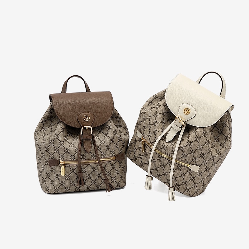 Large-capacity Fashion Trend Leather Backpack