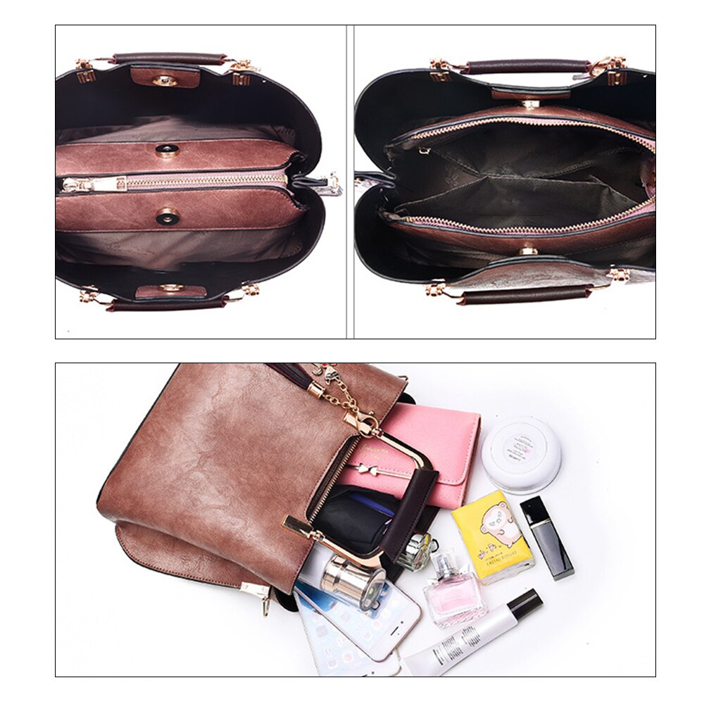 PU Leather Women Shoulder Messenger Bag