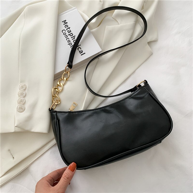 PU Leather Shoulder Bag