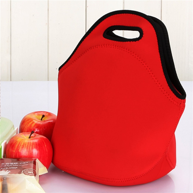 Lunch Bag Solid Color Large Capacity Thermal Bag