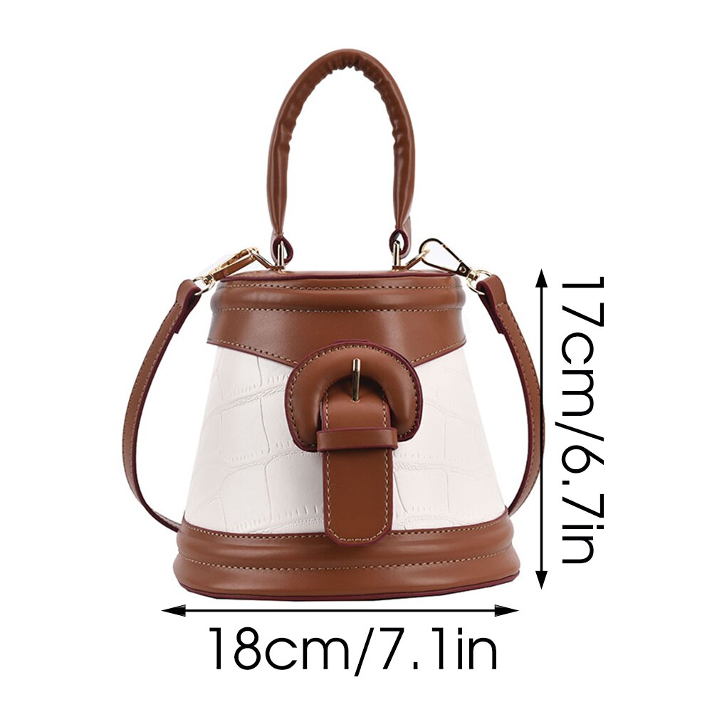 Crocodile Pattern PU Leather Handbag