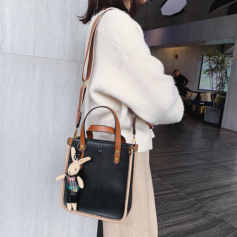 Rabbit Decoration Shoulder Bag