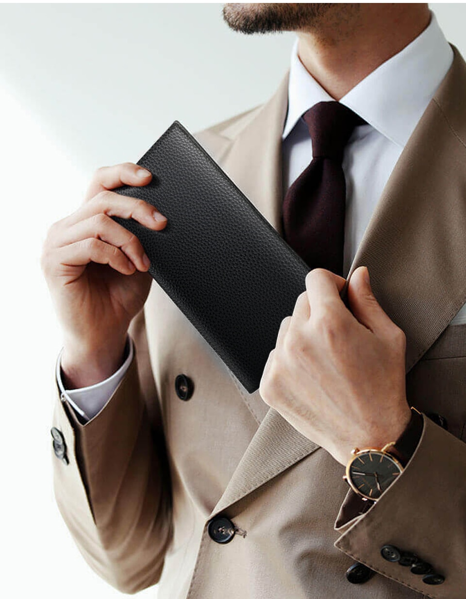 Luxury Men Genuine Leather Wallet