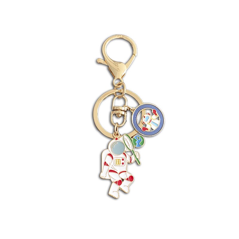 Metal DIY Animal Pendant Keyring