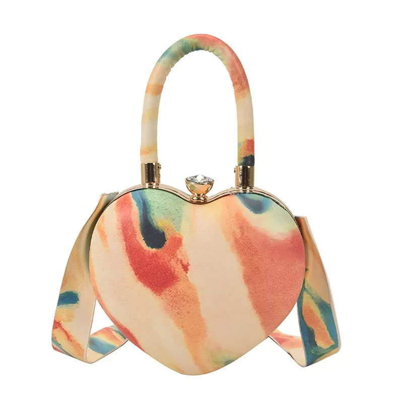 Heart Shaped Design Women Day Clutch