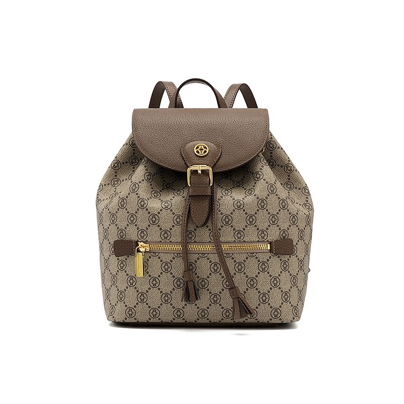 Large-capacity Fashion Trend Leather Backpack