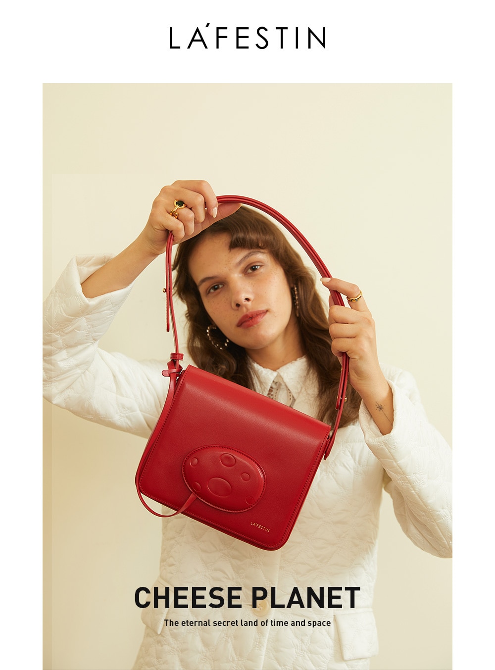 Removable Decorative Mirror Square Bag