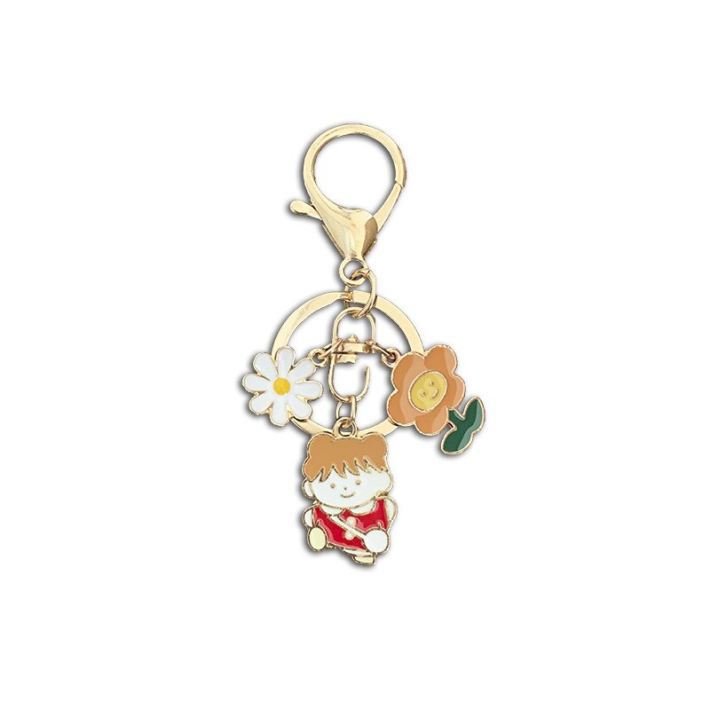 Metal DIY Animal Pendant Keyring